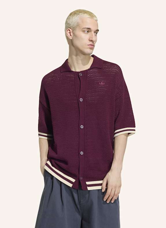 adidas Originals Strickhemd MUNICH Loose Fit ROT