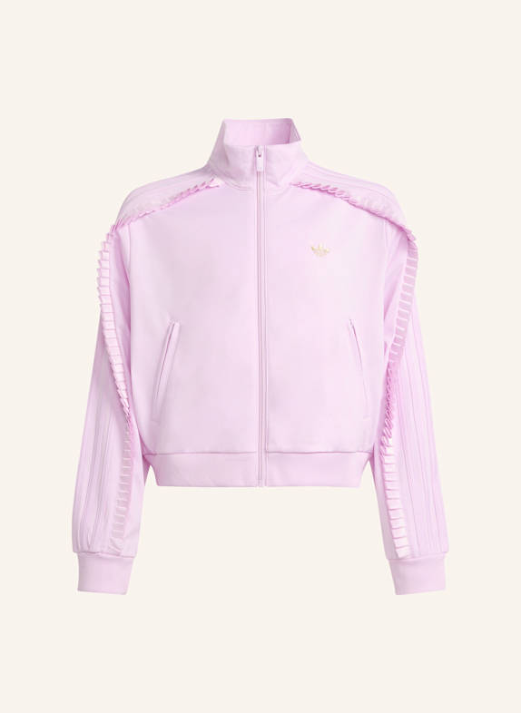 adidas Originals FIREBIRD TRACK TOP, LOCKER GESCHNITTEN, KURZ ROSA