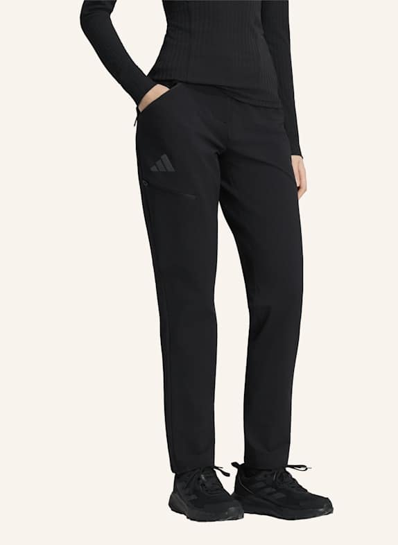 adidas TERREX TERREX XPERIOR PRO SOFTSHELL-HOSE, ANGERAUTE INNENSEITE SCHWARZ