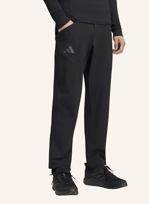 adidas TERREX TERREX XPERIOR PRO SOFTSHELL-HOSE, ANGERAUTE INNENSEITE SCHWARZ
