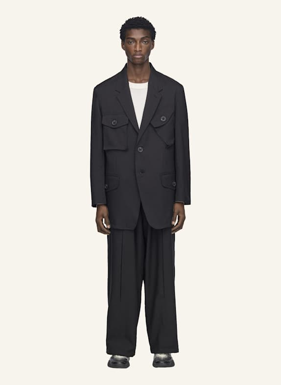 Y-3 Y-3 SPORT UNIFORM BOX HOSE MIT FALTEN SCHWARZ