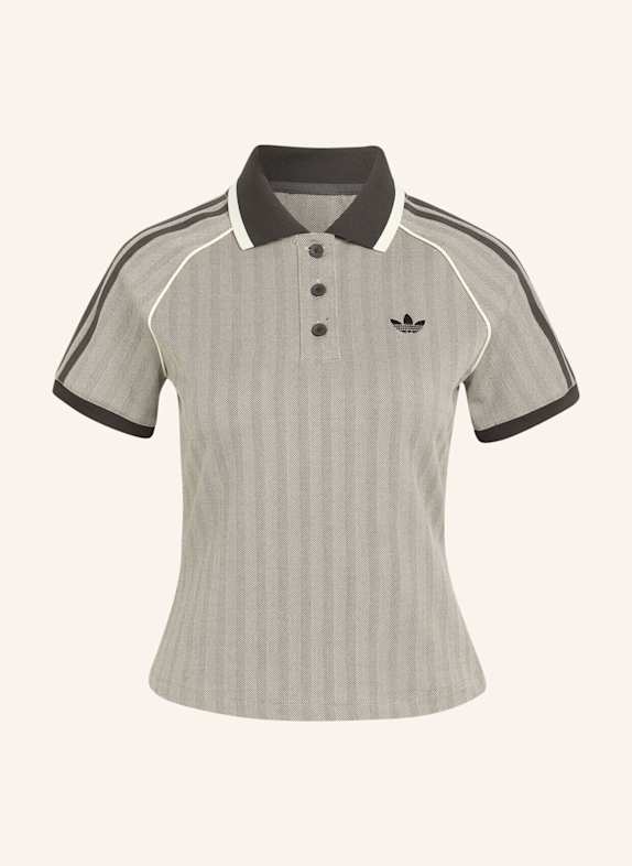 adidas Originals TWEED-POLOSHIRT BRAUN