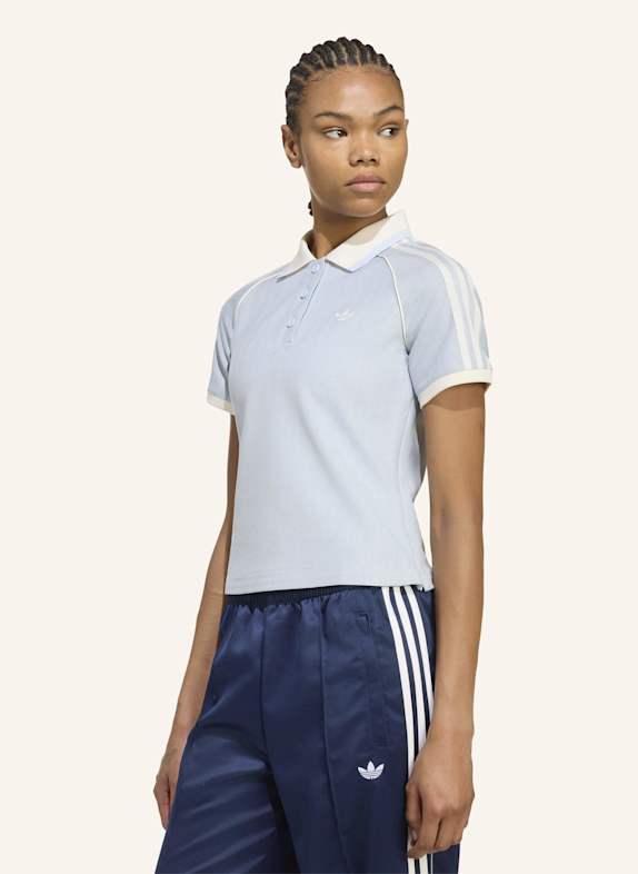 adidas Originals TWEED-POLOSHIRT BLAU