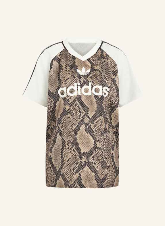 adidas Originals SATIN JERSEY, SCHLANGENPRINT BEIGE