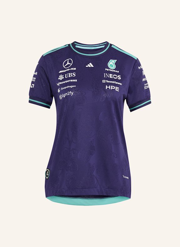 adidas MERCEDES AMG PETRONAS FORMULA 1 TEAM VANDA BLOOM AUTHENTIC FAHRERTRIKOT LILA
