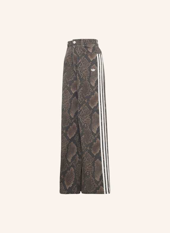 adidas Originals Wide Leg Jeans BRAUN