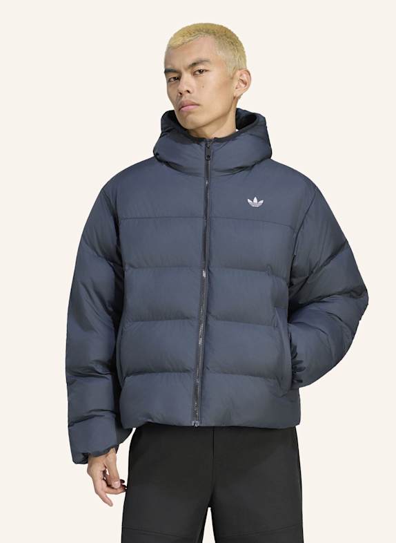 adidas Originals REGENJACKE, KAPUZE GRAU