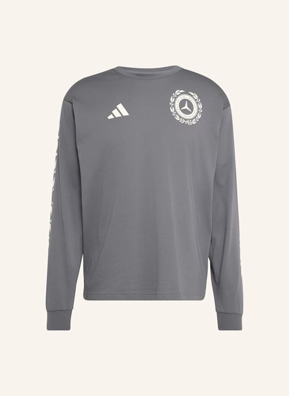 adidas MERCEDES-AMG PETRONAS FORMULA 1 TEAM SILVER ARROWS LONGSLEEVE GRAU/ WEISS