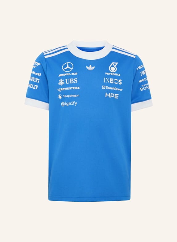 adidas MERCEDES-AMG PETRONAS FORMULA 1 TEAM BLUE WONDER DRIVER TRIKOT BLAU