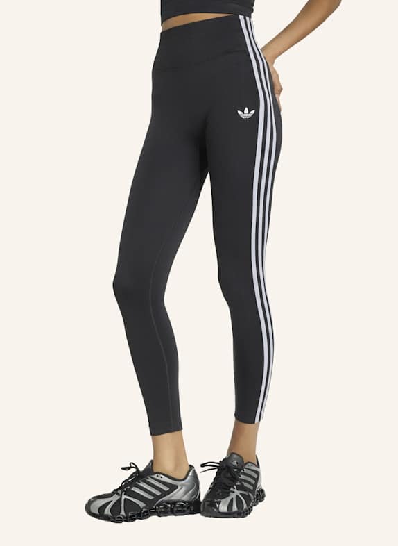 adidas Originals ESSENTIALS 3-STREIFEN LEGGINGS, NAHTLOS SCHWARZ