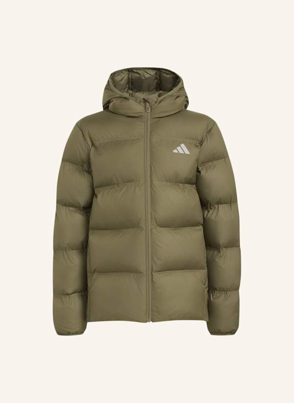 adidas JACKE, KUNSTDAUNEN GRÜN/ SILBER