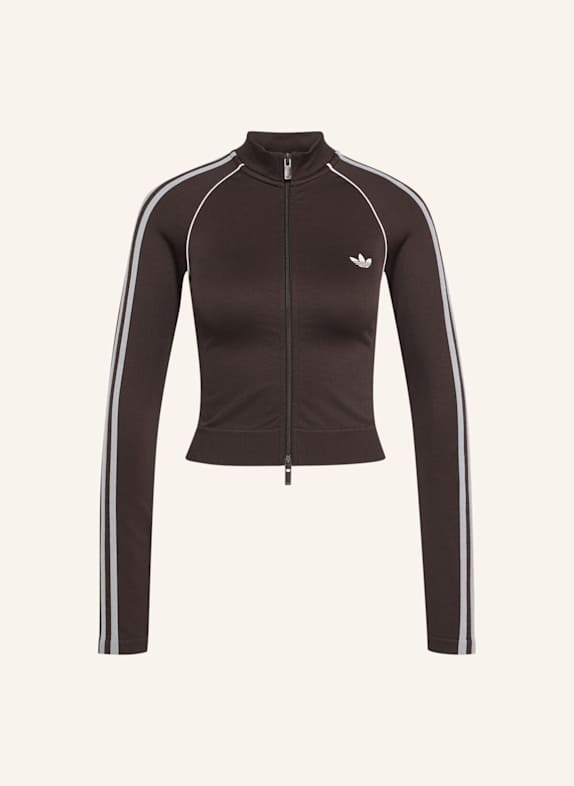 adidas Originals ESSENTIALS 3-STREIFEN TRACK TOP, NAHTLOS BRAUN