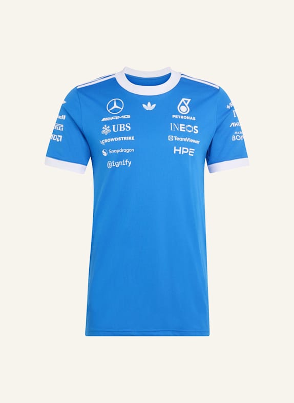 adidas MERCEDES-AMG PETRONAS FORMULA 1 TEAM BLUE WONDER DRIVER TRIKOT BLAU