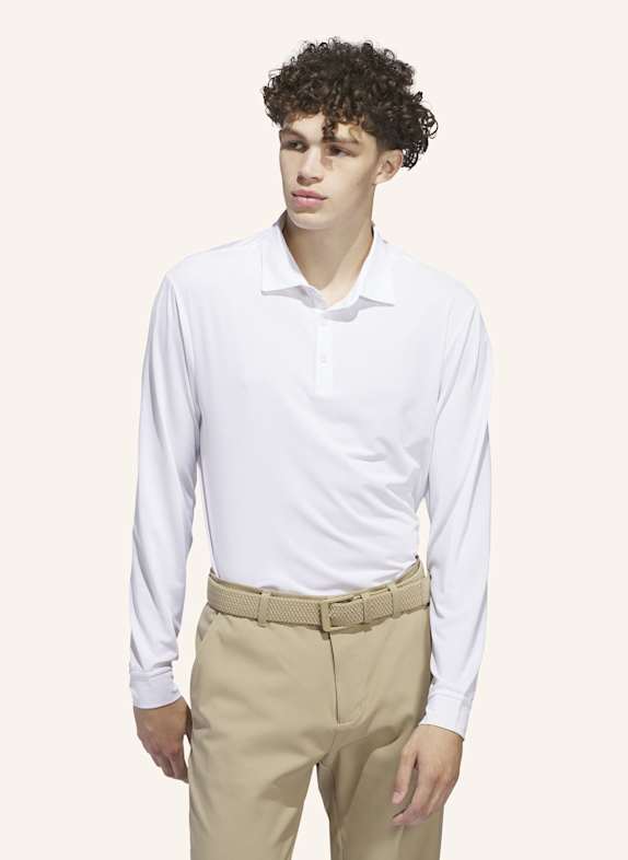 adidas LANGÄRMELIGES POLOSHIRT WEISS
