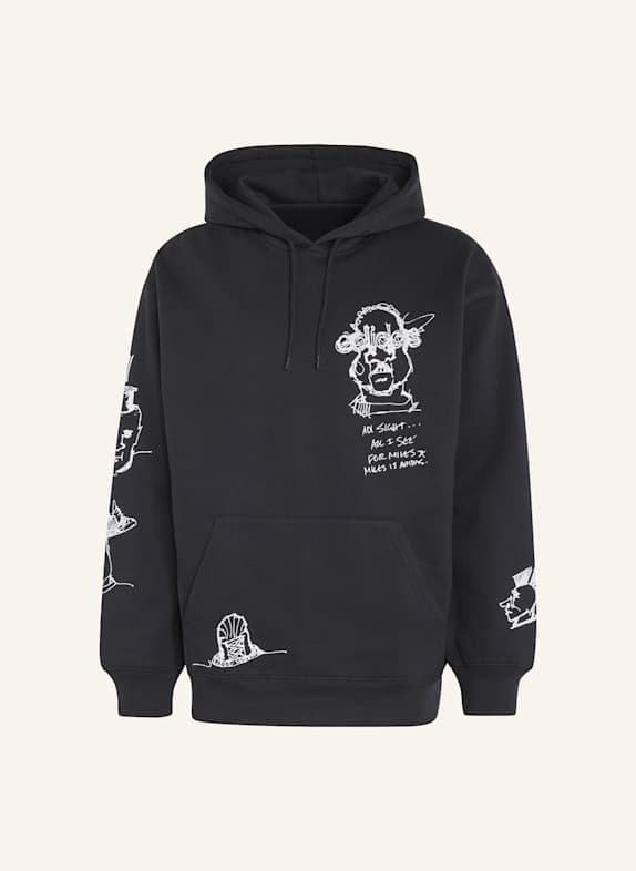 adidas Originals PETER MOORE HOODIE-SWEATSHIRT SCHWARZ