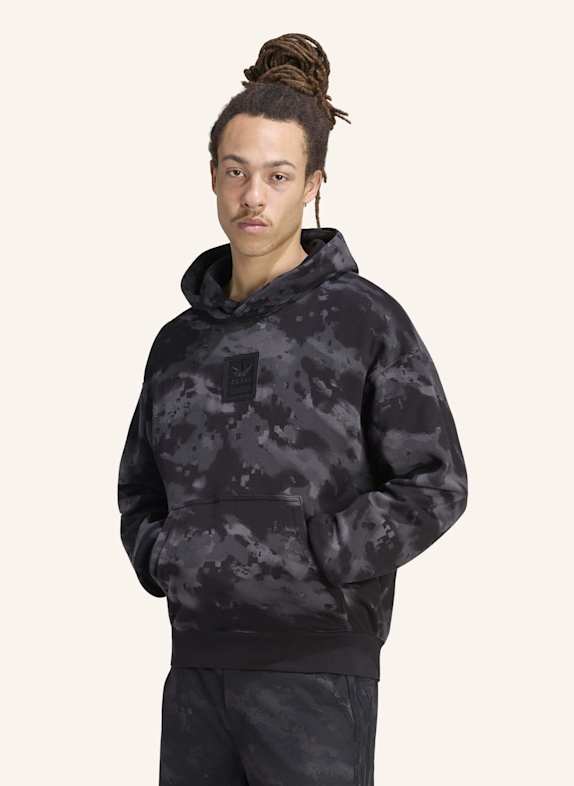 adidas Originals CAMO HOODIE SCHWARZ