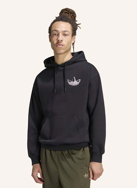 adidas Originals POWDER TONGUE HOODIE SCHWARZ