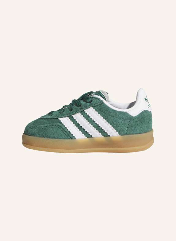 adidas Originals GAZELLE INDOOR COMFORT CLOSURE ELASTIC LACE SCHUH WEISS/ BEIGE