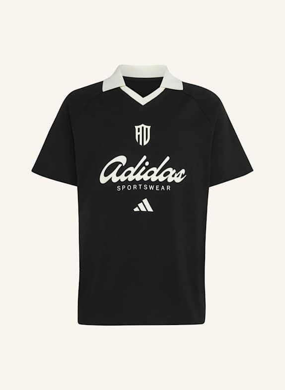 adidas LUX TIRO SCRIPT GRAFIK POLOSHIRT SCHWARZ/ WEISS
