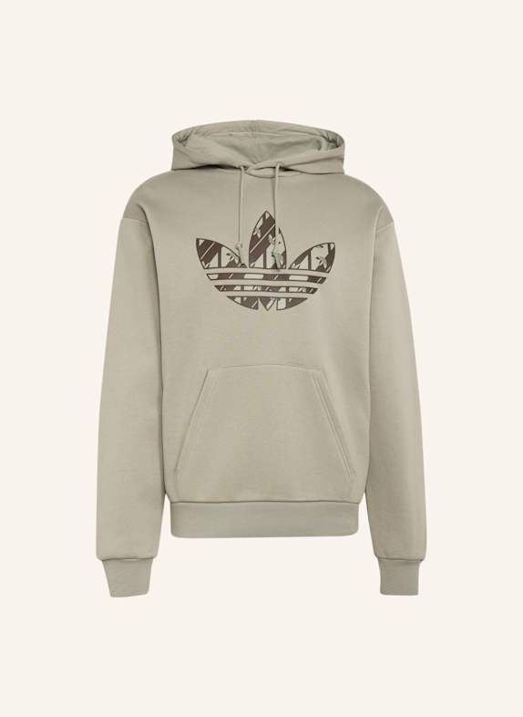 adidas Originals MONO KAPUZENPULLOVER SILBER