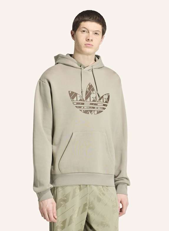 adidas Originals MONO KAPUZENPULLOVER SILBER