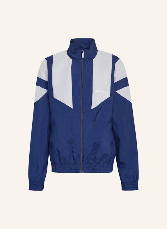 adidas Originals OVERSIZED BLOCKED WOVEN TRACK TOP BLAU/ GRAU
