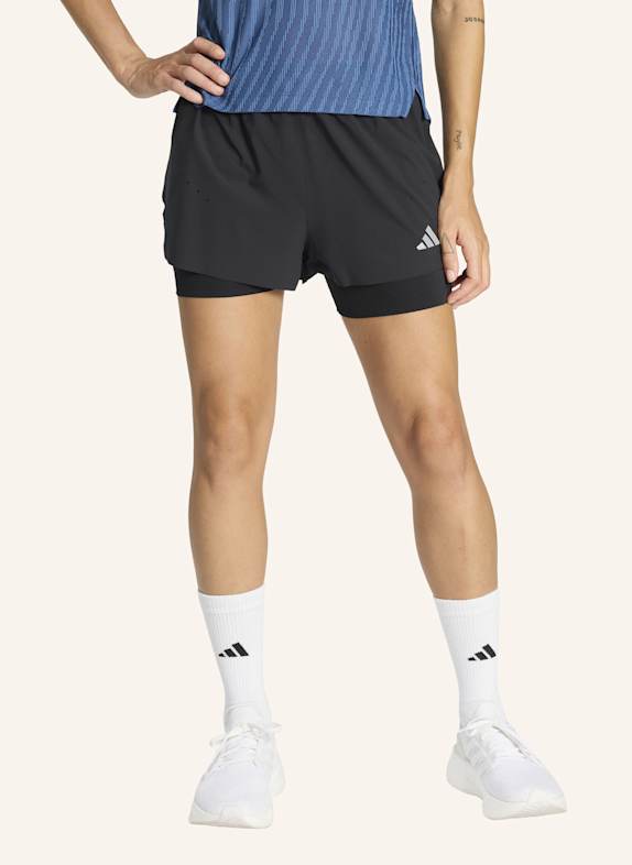 adidas ADI365 CLIMACOOL+ 4 POCKET 2IN1 SHORTS SCHWARZ