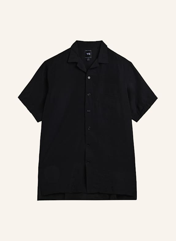 Y-3 Y-3 SHORT SLEEVE LANGES HEMD SCHWARZ