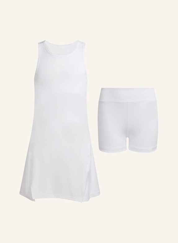 adidas GIRLS CLUB TENNIS CLIMACOOL KLEID WEISS