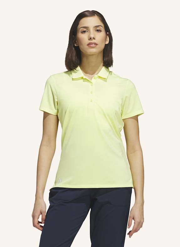 adidas ULTIMATE365 SOLID KURZÄRMLIGES POLOSHIRT GELB