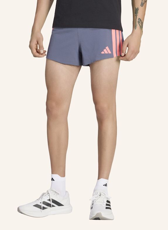 adidas ADIZERO RUNNING GEL POCKET SHORTS GRAU