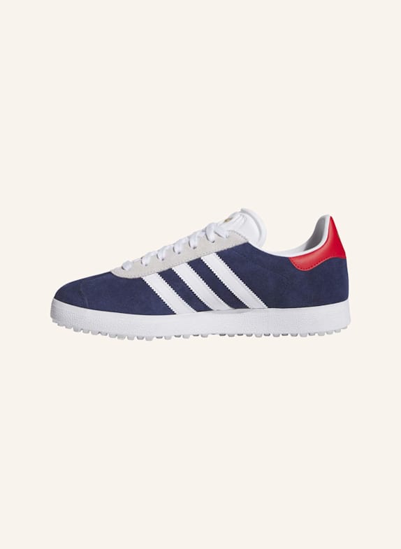 adidas GAZELLE SPIKELESS GOLFSCHUH BLAU/ WEISS/ ROT
