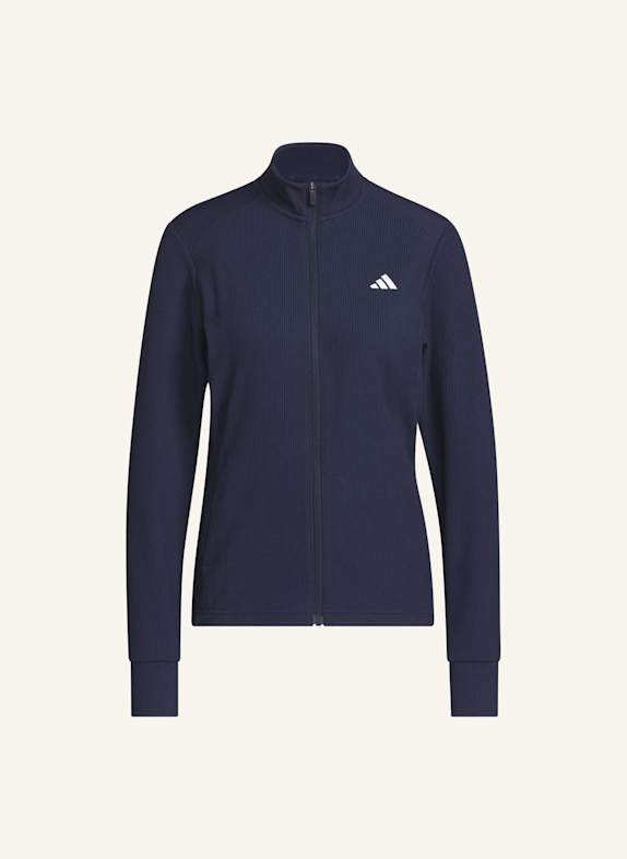 adidas PERFORMANCE TEXTURE FULL ZIP JACKE BLAU