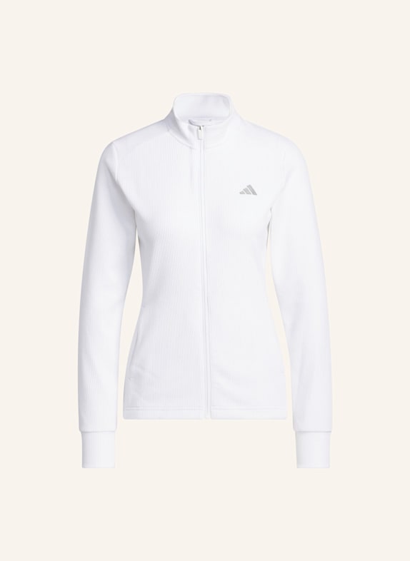 adidas PERFORMANCE TEXTURE FULL ZIP JACKE WEISS
