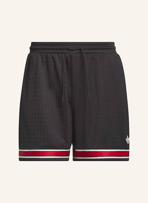 adidas Originals ORIGINALS SIDELINE SHORTS SCHWARZ/ WEISS/ ROT
