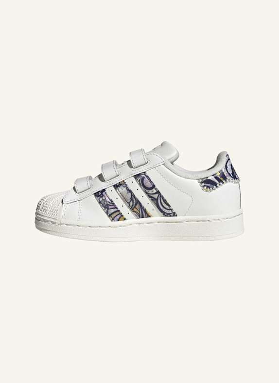adidas Originals ADIDAS LIBERTY LONDON ADIDAS SUPERSTAR II KOMFORTVERSCHLUSS SCHUH WEISS/ ROSA/ BEIGE