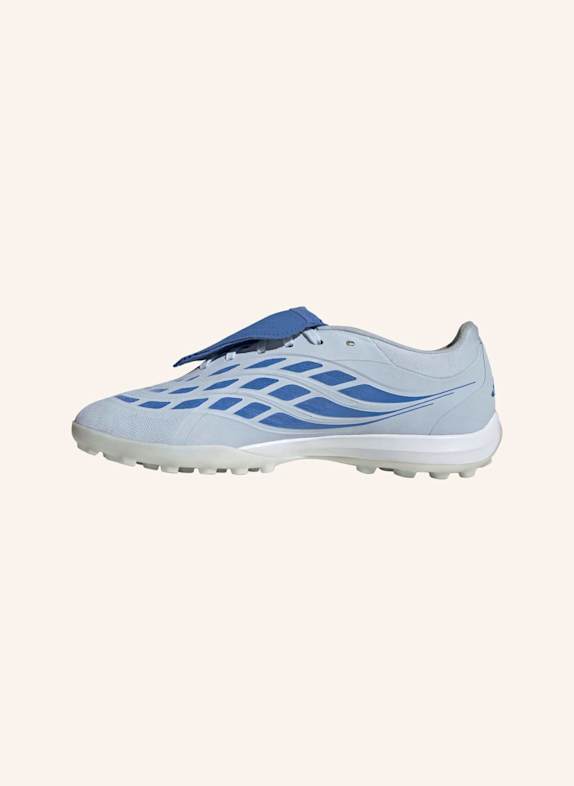 adidas PREDATOR PRO FUSSBALLSCHUH, KUNSTRASEN, UMSCHLAGBARE ZUNGE BLAU/ GELB