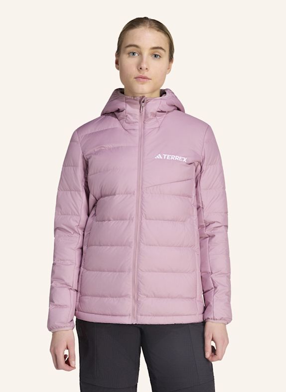 adidas TERREX TERREX MULTI DAUNENJACKE, CLIMAWARM, KAPUZE, LEICHT LILA