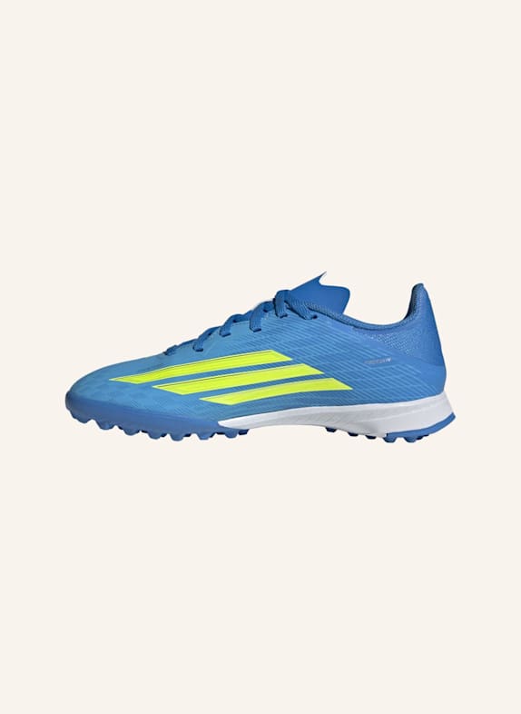 adidas F50 LEAGUE KIDS FUSSBALLSCHUH, ROLLRASEN BLAU/ GELB