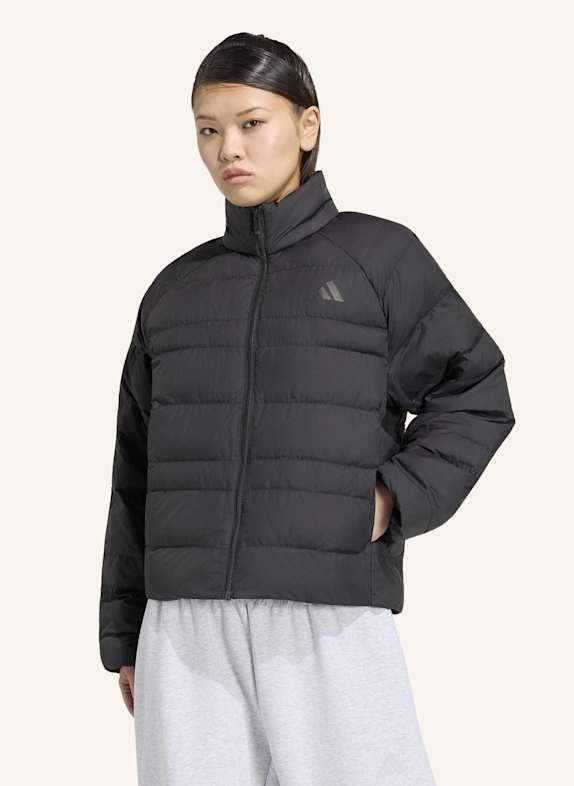 adidas ESSENTIALS PACKABLE ISOLATIONSJACKE SCHWARZ