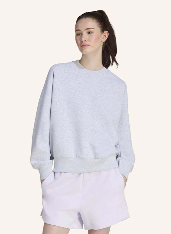 adidas SOFT LUX SWEATSHIRT, LOCKER GESCHNITTEN GRAU