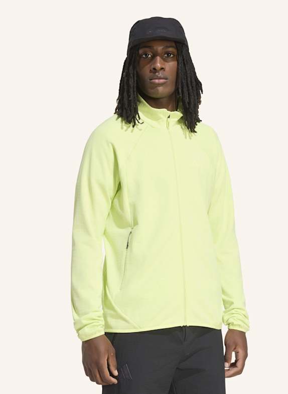 adidas TERREX TERREX XPERIOR CLIMAWARM+ VENTKNIT FLEECEJACKE HELLGELB