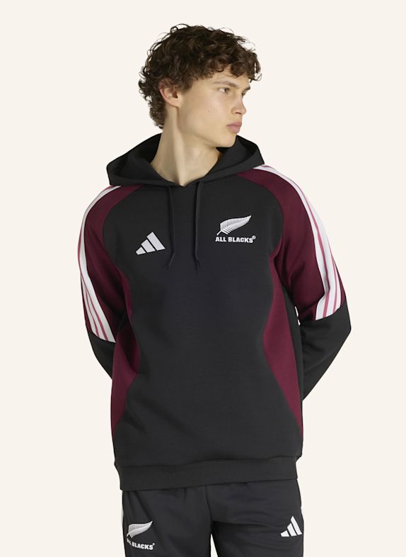 adidas ALL BLACKS HOODIE SCHWARZ / ROT
