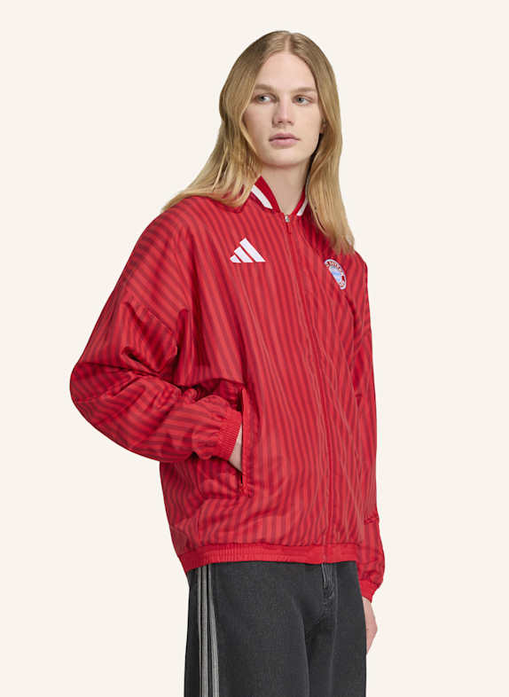 adidas FC BAYERN MÜNCHEN STADIUM TRAININGSJACKE ROT