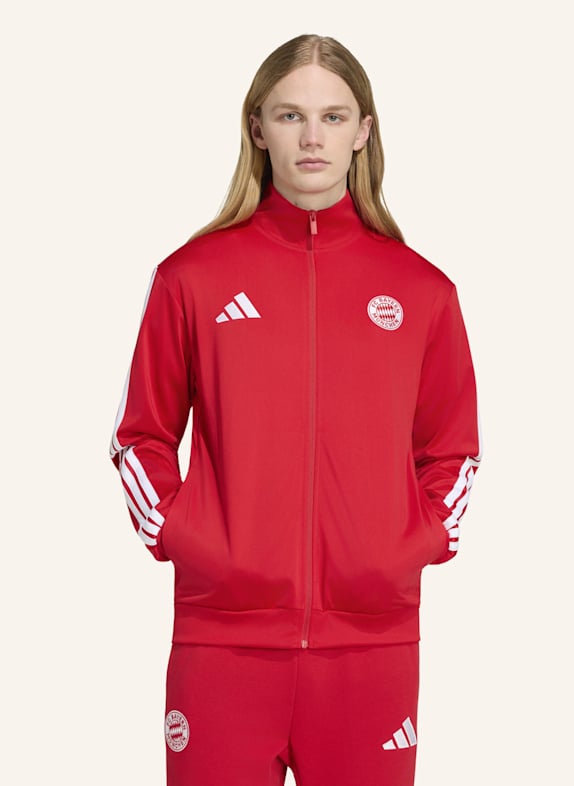 adidas FC BAYERN MÜNCHEN DNA TRAININGSJACKE ROT/ WEISS