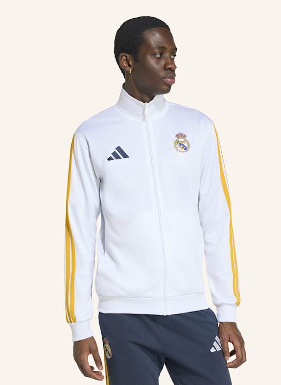 adidas REAL MADRID DNA TRAININGSJACKE WEISS
