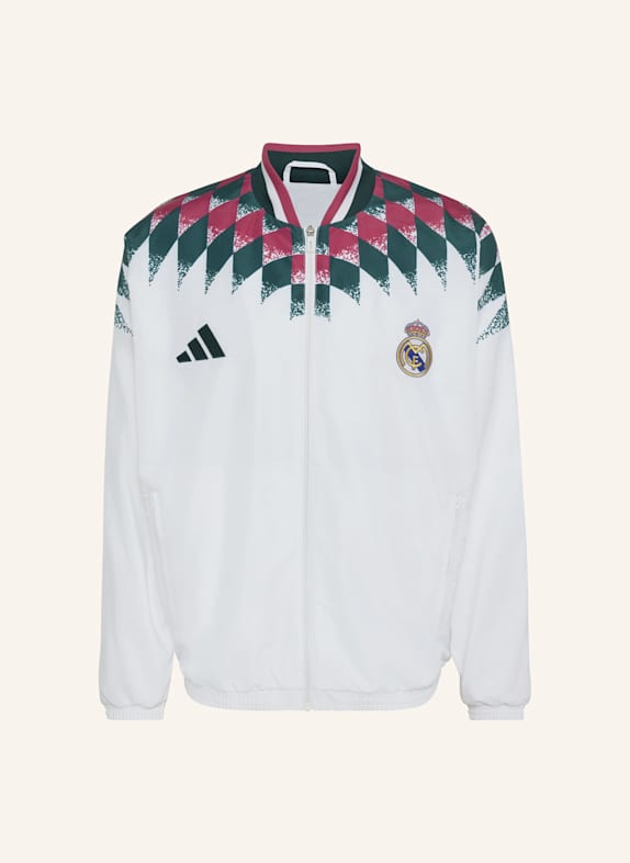 adidas REAL MADRID STADIUM TRAININGSJACKE WEISS