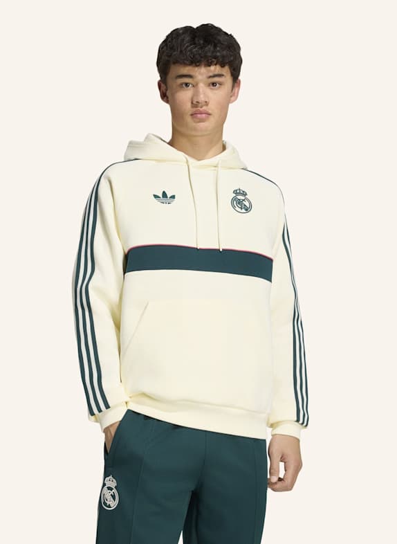 adidas REAL MADRID ORIGINALS HOODIE WEISS