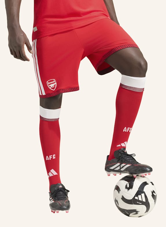 adidas FC ARSENAL 26/27 AUTHENTIC HEIMSHORTS ROT/ WEISS