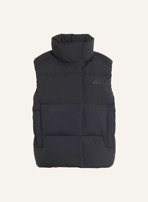 adidas HELIONIC PUFFER DAUNENWESTE SCHWARZ